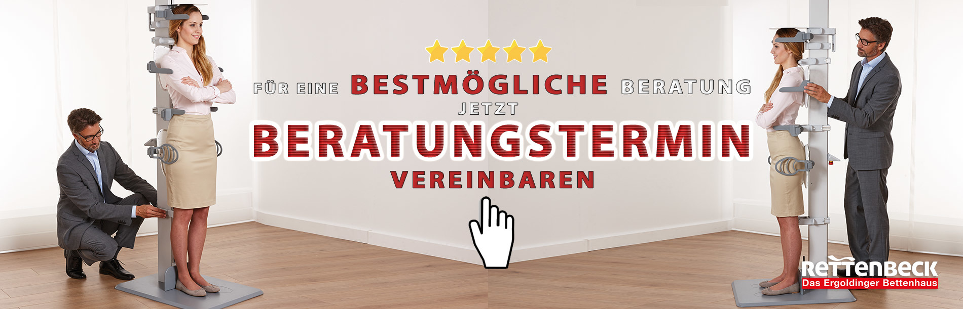 Jetzt kostenlosen und unverbindlichen Beratungstermin vereinbaren